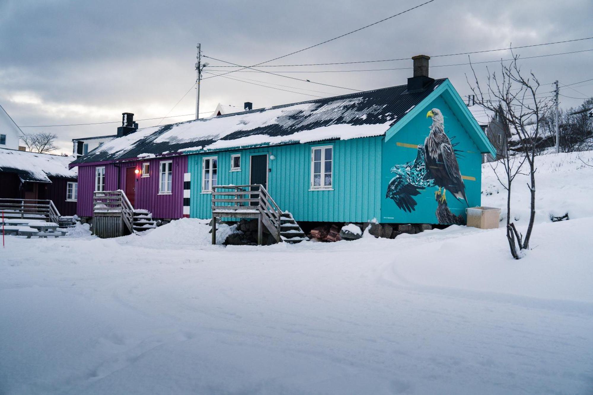 Kraemmervika Rorbuer - Rustic Cabins In Lofoten Ballstad Bagian luar foto
