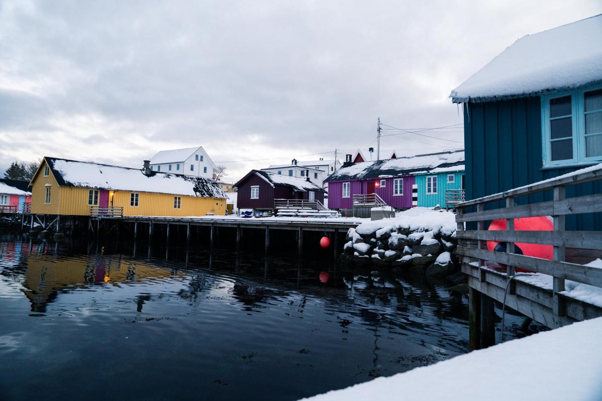 Kraemmervika Rorbuer - Rustic Cabins In Lofoten Ballstad Bagian luar foto