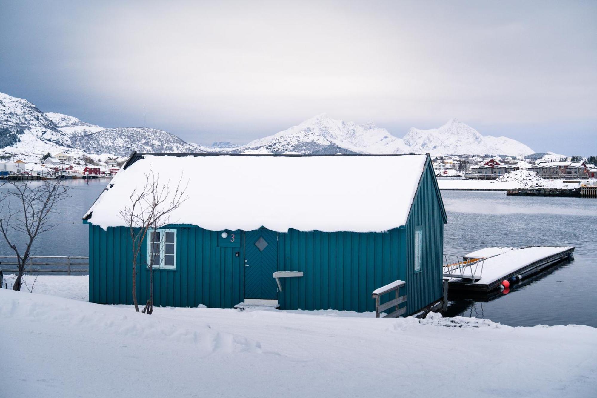 Kraemmervika Rorbuer - Rustic Cabins In Lofoten Ballstad Bagian luar foto